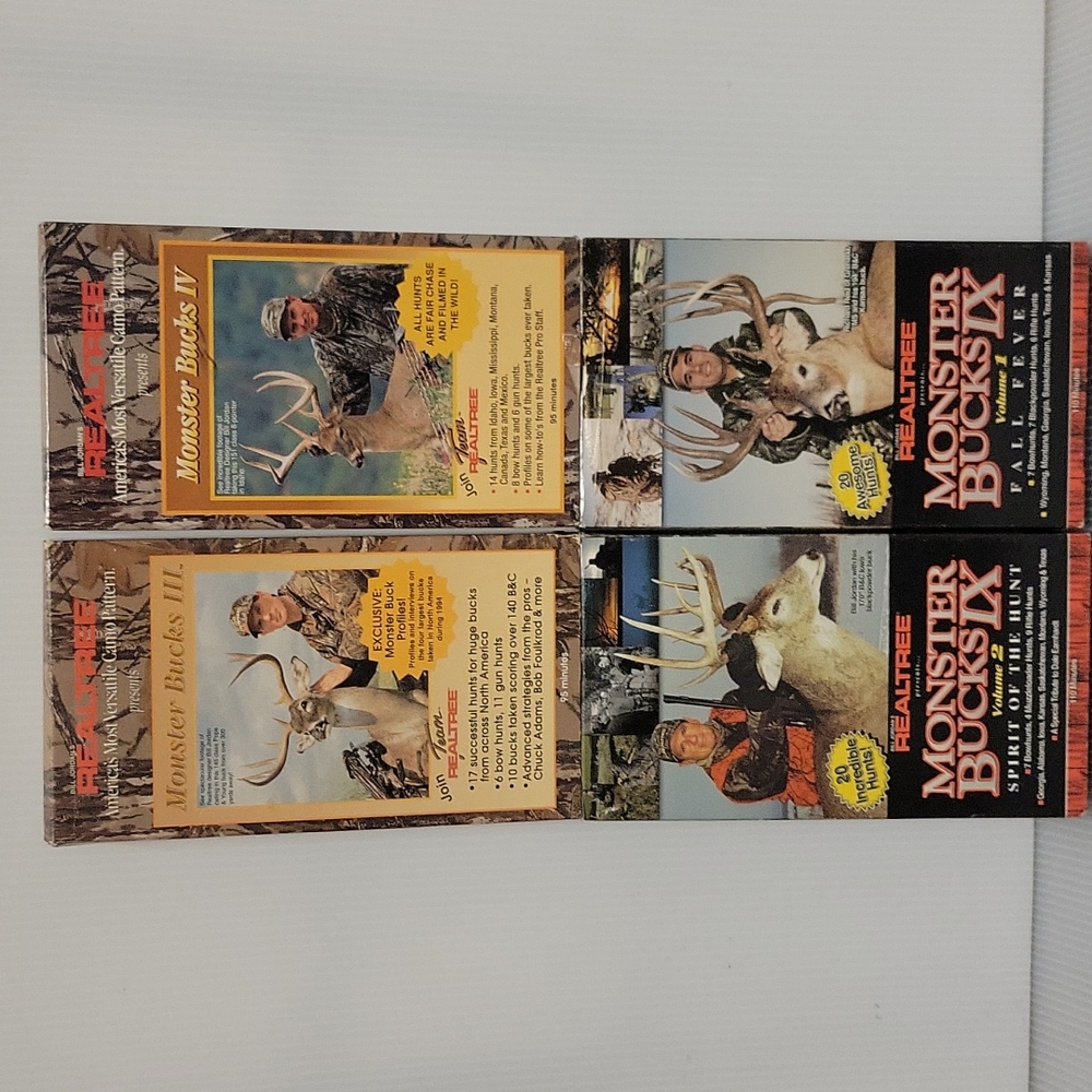 Monster Bucks VHSes Bundle Lot